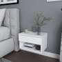 Hanah Home Jamot Mesilla de Noche Blanca
